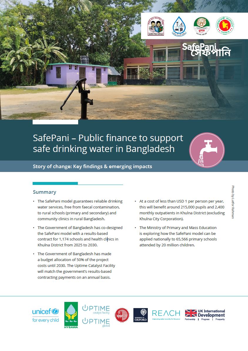 SafePani Story of Change cover