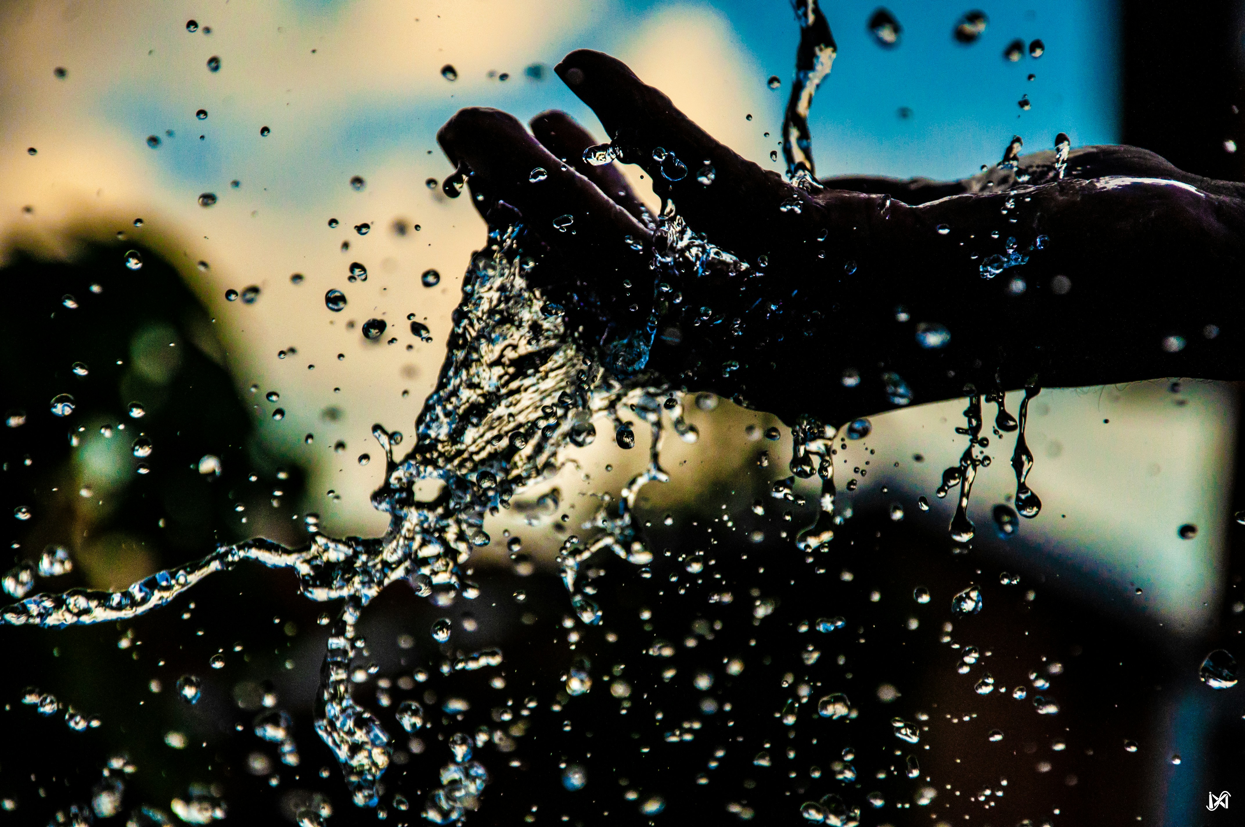 Washing hands